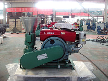 120A diesel engine pellet mill