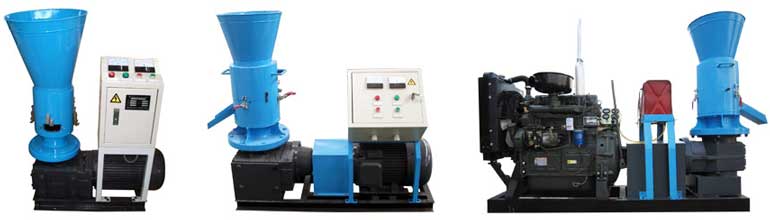 flat die rotating roller pellet mill for sale