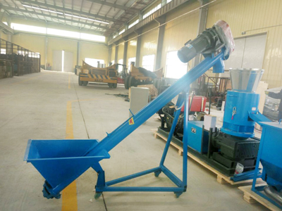 screw feeder and diesel pellet machine