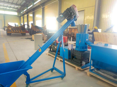 screw feeder and diesel pellet machine