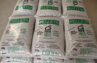 wood pellets are easy to store and transport